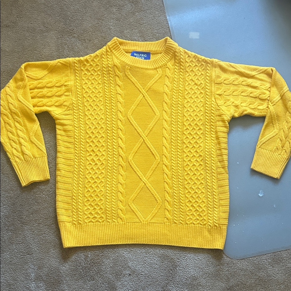 Aelfric Eden Mustard Knit Sweater